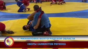 Около 60 юных самбистов Волгоградской области приняли участие в спортивных сборах в Михайловке