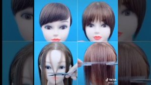 Стрижка челки