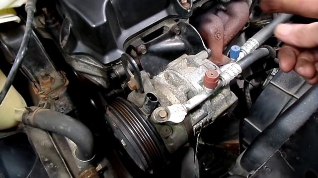 Saturn S series A/C Compressor Detachment смотреть онлайн