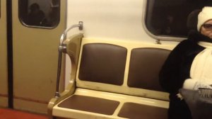 Moscow metro🚇 line 7 ride on metro train type ezh3/em508t