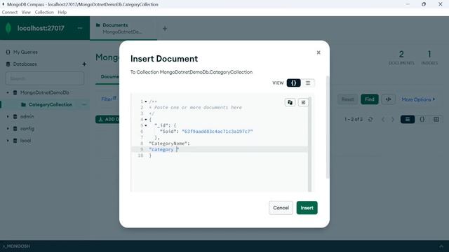 Dot net core REST APIs with MongoDb full build