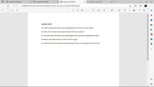 Question set 20 | Database Management System | Java Institute смотреть онлайн