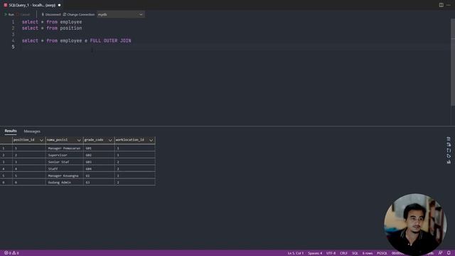 POSTGRESQL TUTORIAL #37 FULL OUTER JOIN