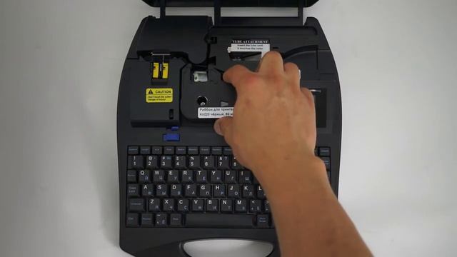 Кабельный принтер Кп220: установка картриджа с риббоном смотреть онлайн