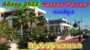 Адлер 2022. Совхоз Россия. Набережная и встреча с дельфинами