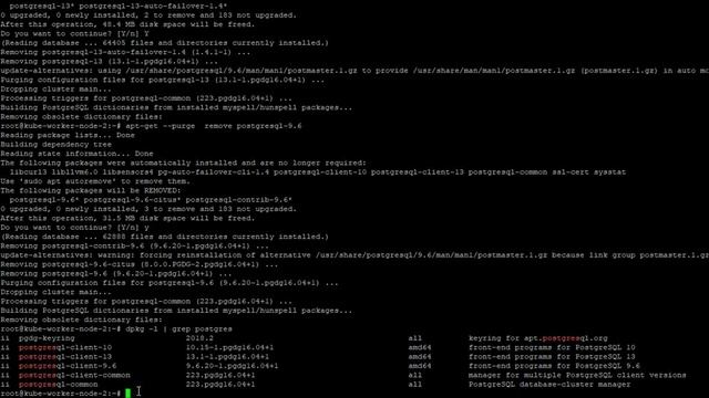 #dba #onlineclasses #training  #purging or #uninstallsoftware #postgres            @sqlsrvrdba