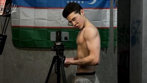 15 Years Old ATHLETIC Teen Flexing BICEPS #10