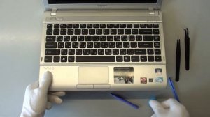 Как снять клавиатуру ноутбука sony