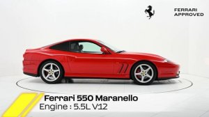 Ferrari 550 Maranello 2003MY 認定中古車 エンジン音あり（車体末尾番号：436）