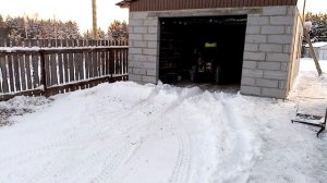 Проходимость минитрактора по снегу