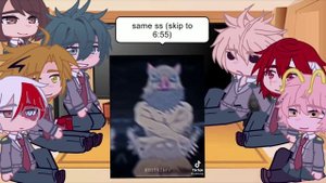 || some of class 1a react to Demon Slayer || (⚠️SPOILERS⚠️)