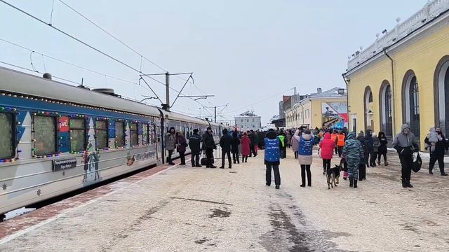 Поезд Деда Мороза 2023 в Ярославле