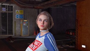 Jill Valentine Sugoi Dekai Get Fit - RESIDENT EVIL 2 REMAKE MOD