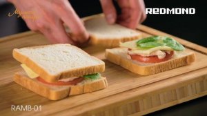 Мультипекарь, сменная панель RAMB-01, вкусные сэндвичи с курицей, рецепт для мультипекаря REDMOND