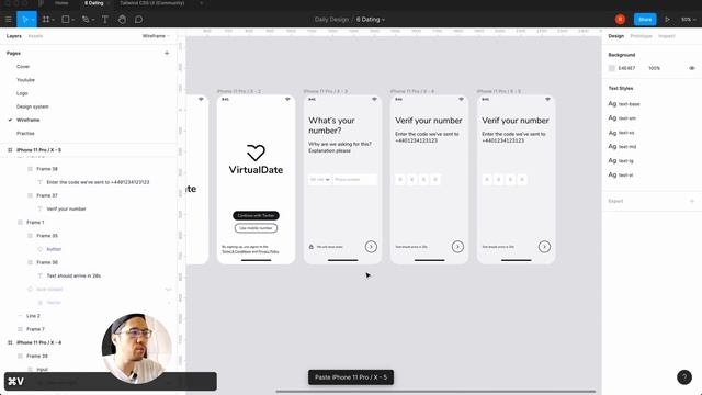Designing Wireframes Tutorial with Figma (4/6)