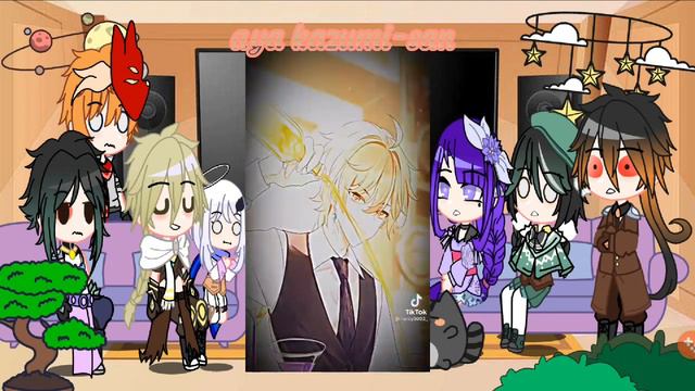 genshin impact react to lumine || male MC || part 1 смотреть онлайн