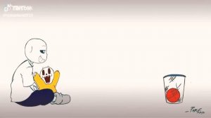 Санс и маленький Папирус