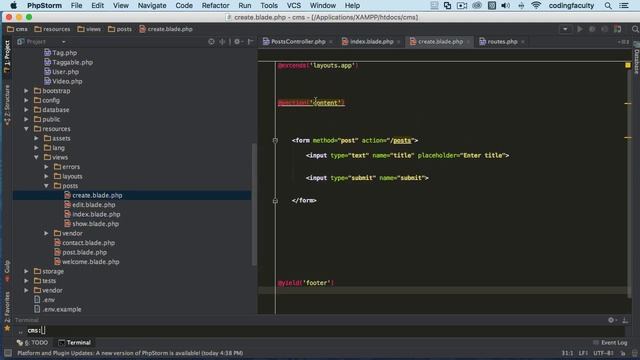 get data from database in laravel ||forms and validation in laravel  part 7