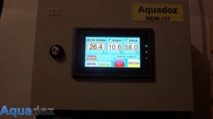 Пользовательский интерфейс проточного дозатора-смесителя воды AQUADOZ WDM-15T