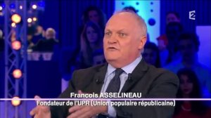 Francois Asselineau (UPR)  On n'est pas couché  (vidéo intégrale)