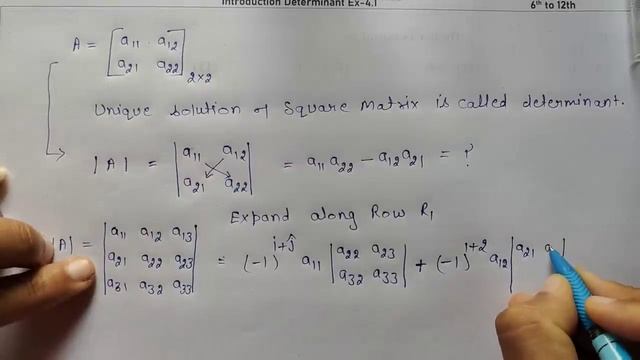 Class 12 Ex 4.1 Q1 Math | Determinants | Q1 Ex 4.1 Class 12 Math | Ex 4.1 Q1 Class 12 Math