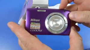 Фотоаппарат Nikon COOLPIX S2800 Purple | unboxing