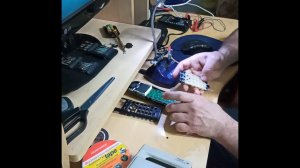 Ремонт радиотелефона Panasonic.Самодельные контакты для радио телефона Panasonic.