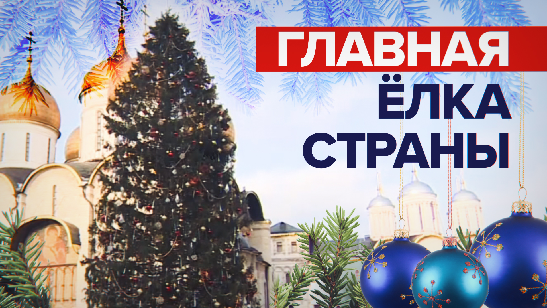 В Кремле установили главную новогоднюю ель России