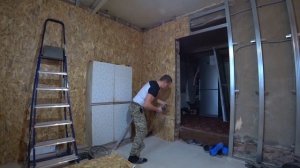 Ремонт На Кухне!!!Отделка Стен OSB Панелями!!!Часть 2