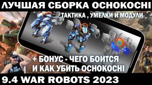 ЧЕГО БОИТСЯ РОБОТ ТАНК OCHOKOCHI ЛУЧШАЯ СБОРКА УМЕЛКИ МОДУЛИ ТАКТИКА И КАК ЕГО УБИТЬ WAR ROBOTS 9.4