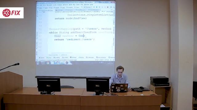 Лекция 5. Spring MVC, Spring Boot. Основы разработки на Java. смотреть онлайн