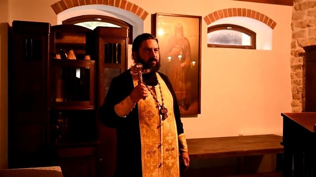 Молебен в келье праведного Павла Таганрогского. Иеромонах Иоасаф (Кислица)