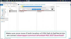 How to Install Mods CPK with PES 2021 DpFileList Generator