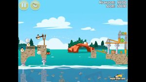 Angry Birds Seasons Piglantis 1-9 Swimming Egg Walkthrough 3-Star