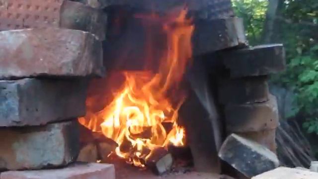 Обжиг купола из высушенного сырца по месту. смотреть онлайн