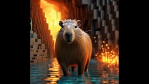 Капибара Матильда и загадочный мир в Майнкрафт. #CapybaraMatilda #Сapybara #Minecraft