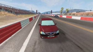 Drag Racing # 5 Lada Priora VS Reno Logan - BeamNG Drive
