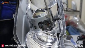 Как установить СВЕТОДИОДНЫЕ линзы на Toyota Highlander