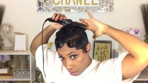 Pixie Cut Wavy Bang | Short Hair Tutorial | Kaye Wright