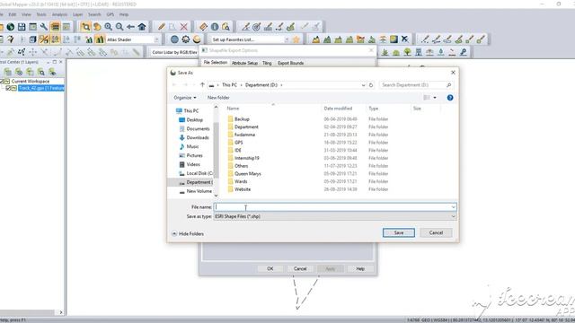Global Mapper Tutorial: Convert GPX to Shapefile using Global Mapper