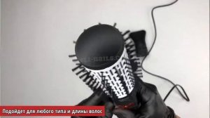 Фен с насадками Gemei / Фен-щетка 3 в1 / Фен с вращающейся щёткой Roto-Brush/ Фен для укладки волос