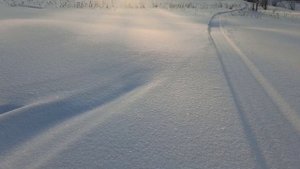 Мототолкач.Эксперименты борьбы со снежной пылью продолжаются.