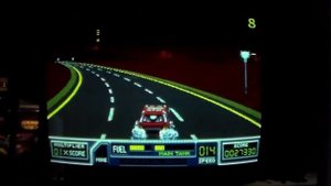 Atari's 1987 Road Blasters Arcade Game Dedicated Cabinet!