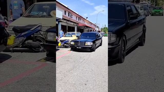 W126 All Black #mercedes #mercedesbenz #w126 #Osticonti #Kingsmet