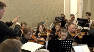 Отчетный концерт камерного оркестра школы