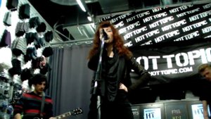 Taste You - Melissa Auf der Maur - Nov. 3rd 2010 Hot Topic instore performance Burllington, ON