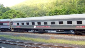 NKP # 765 Lehigh Gorge Excursion In Jim Thorpe PA At The Station 8/22/15.