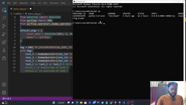 What is DAGS and TASK in Apache Airflow? ?DAGS Demo?Task Demonstration?DAGS in PYTHON