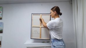 Картина Березы маслом на холсте авторская яркая