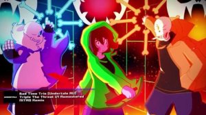 Bad Time Trio remix | 1 hour | [Undertale AU] - "Triple The Threat (2019 Remastered)" NITRO Remix